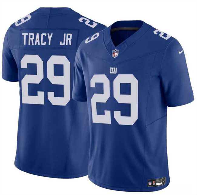 Men & Women & Youth New York Giants #29 Tyrone Tracy Jr Blue 2023 F.U.S.E. Vapor Untouchable Limited Stitched Jersey